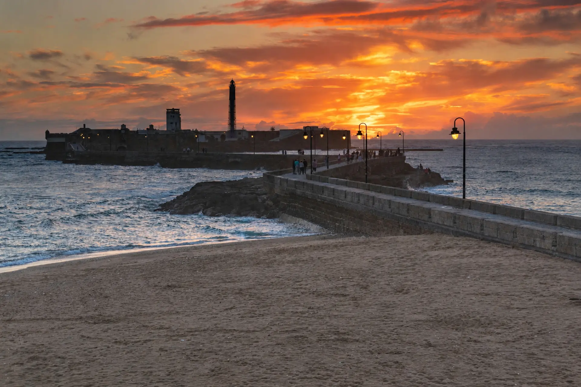 Sunset in La Caleta